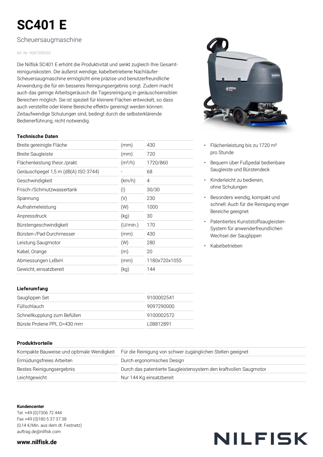 N202 0522 V1 Dealer Machine One Pager Sc401e 9087392020 10888 A4 De De Proof1