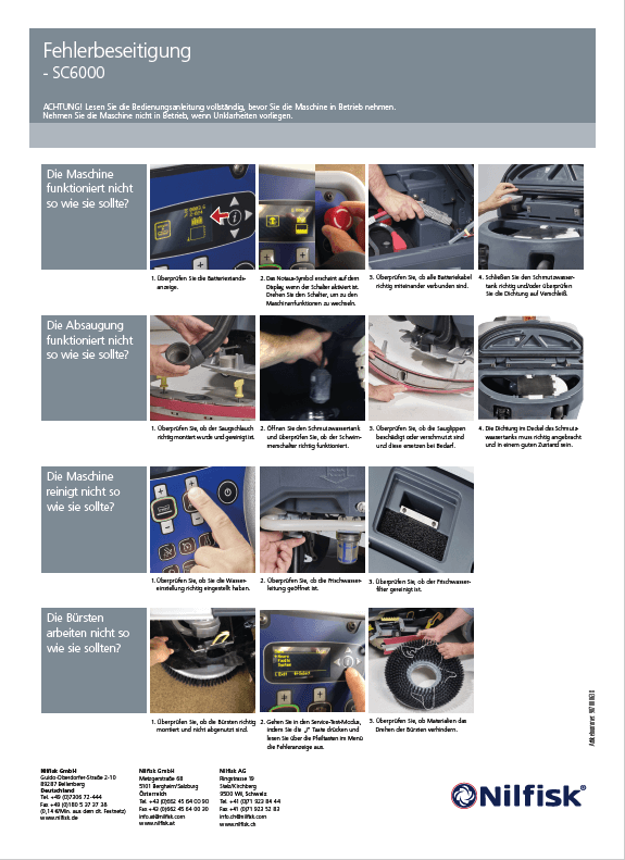 Sc6000 Fehlerbeseitigung