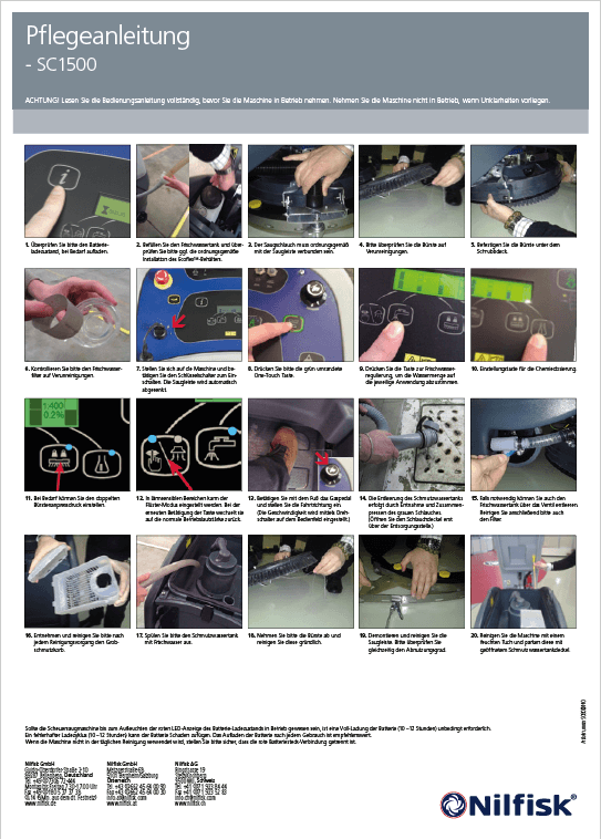 DE Sc1500 Pflegeanleitung (Care Instructions) Document