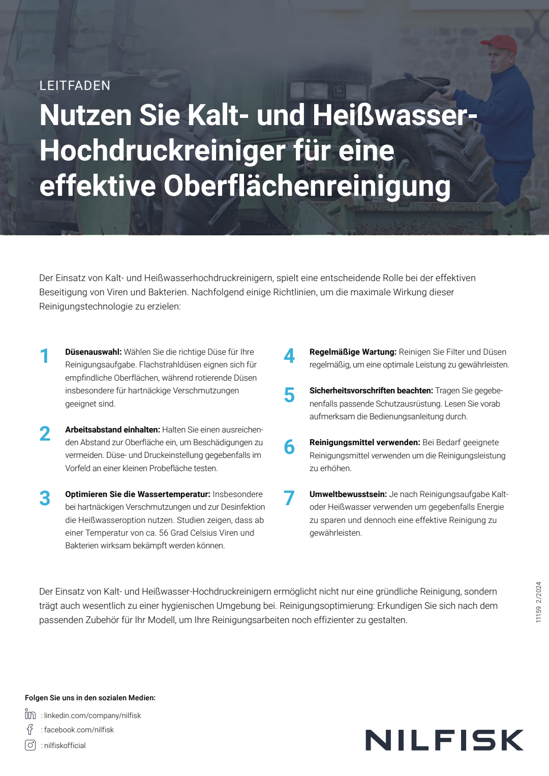 DE 2024 HPW Hot Pressure Water Guide To Effective Surface Cleaning Brochure