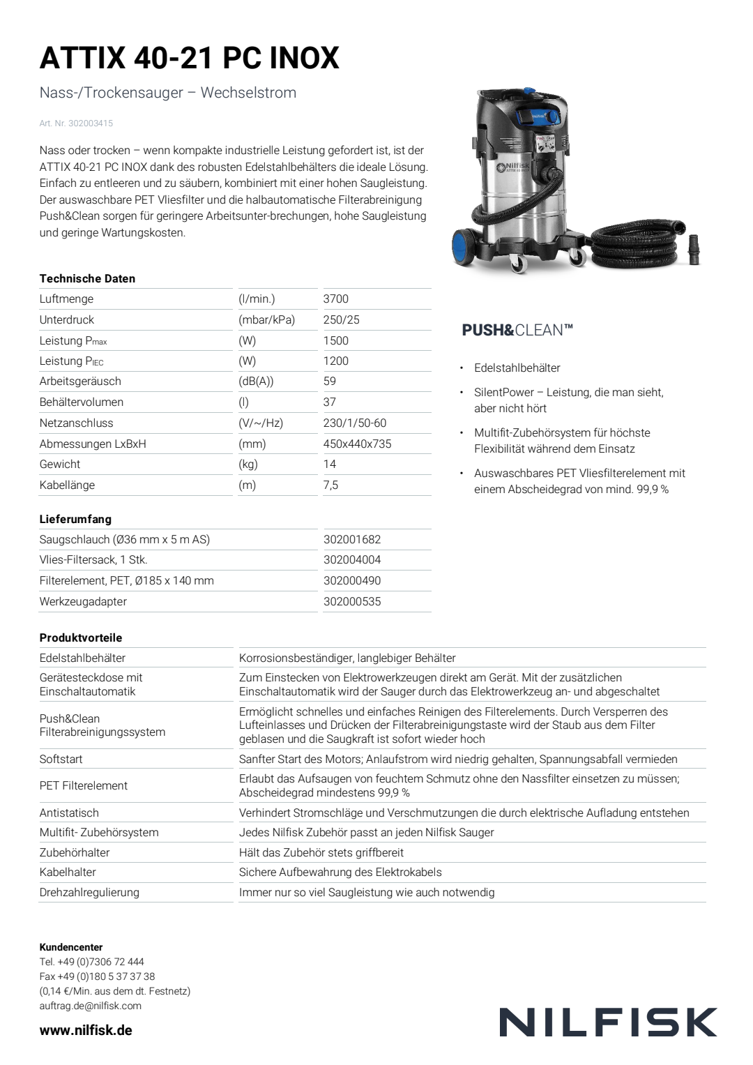 N202 0522 V1 Dealer Machine One Pager Attix 40 21Pcinox 302003415 10888 A4 De De Proof1