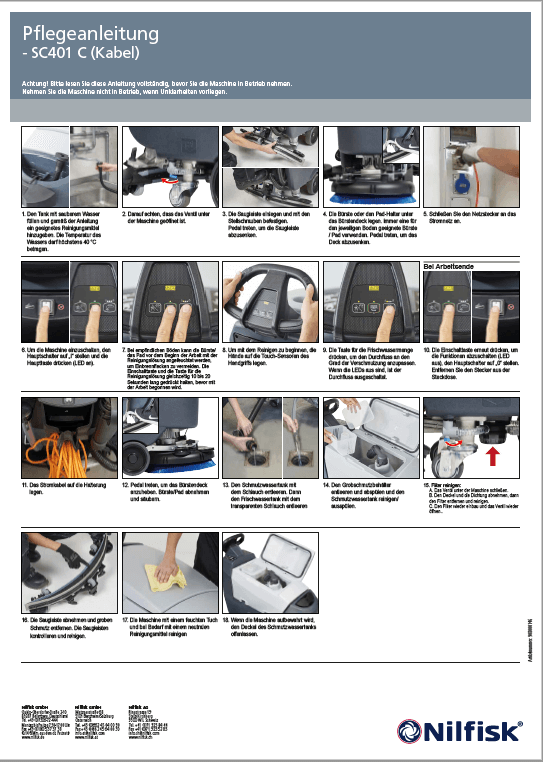DE Sc401c 908000146 Pflegeanleitung (Care Instructions)