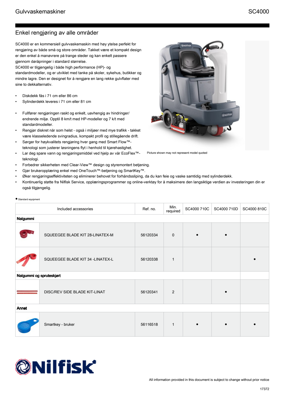 NB NO SC 4000 Fact Sheet
