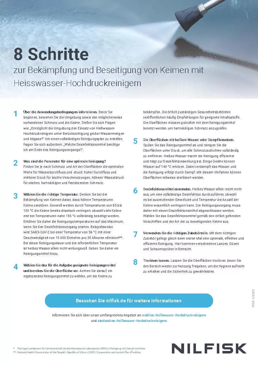 DE 2023 Hot Water Campaign HPW Tips Tricks S Brochure