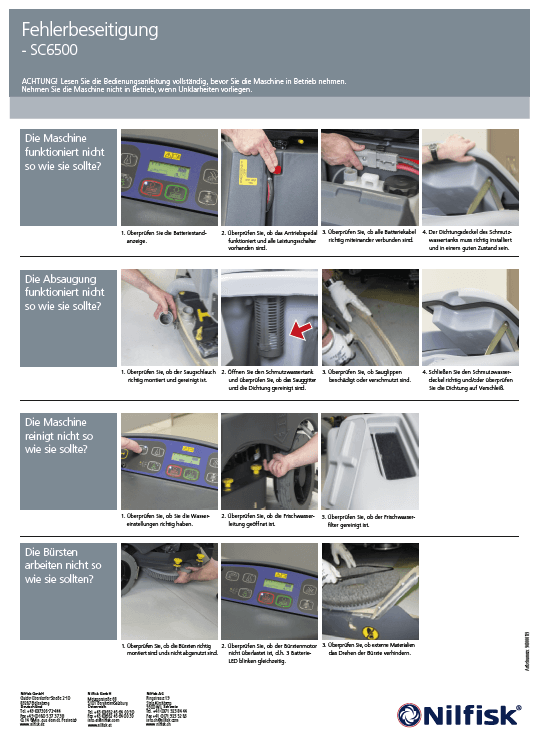 Sc6500 Fehlerbeseitigung