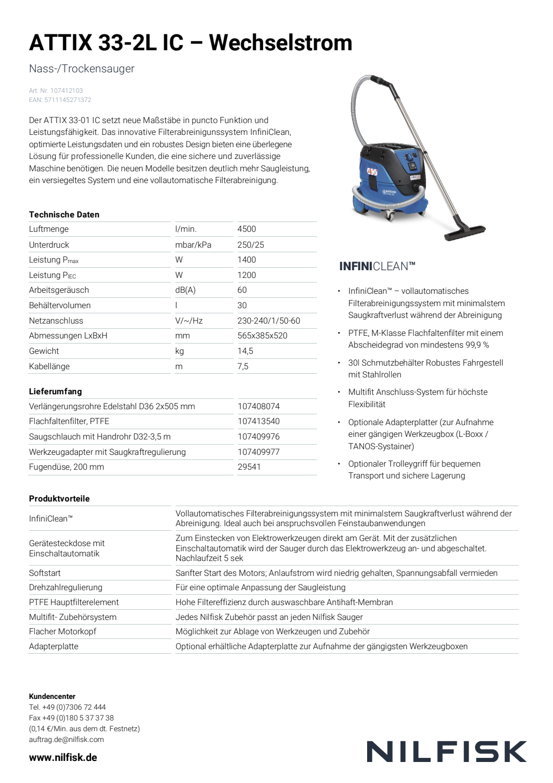 N202 0522 V1 Dealer Machine One Pager Attix 33 2L Ic 107412103 10888 A4 De De Proof1