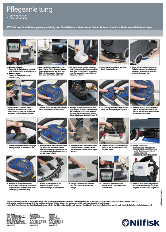 DE Sc2000 Pflegeanleitung (Care Instructions) Document