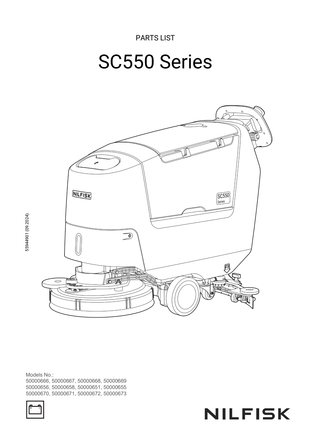 HU 2024 SC550 Parts List