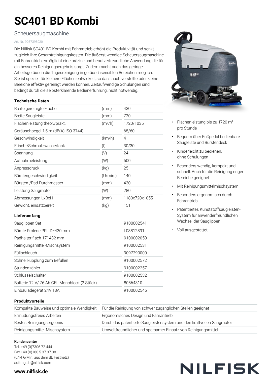 N202 0522 V1 Dealer Machine One Pager Sc401bd K 9087398020 10888 A4 De De Proof1