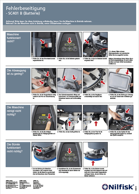 Sc401b 908000149 Fehlerbeseitigung